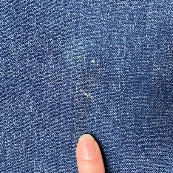 Vintage 70s High Rise XS S 24 Land Lubber Bell Bottoms Dark Wash Hippie Flares - Picture 8 of 11